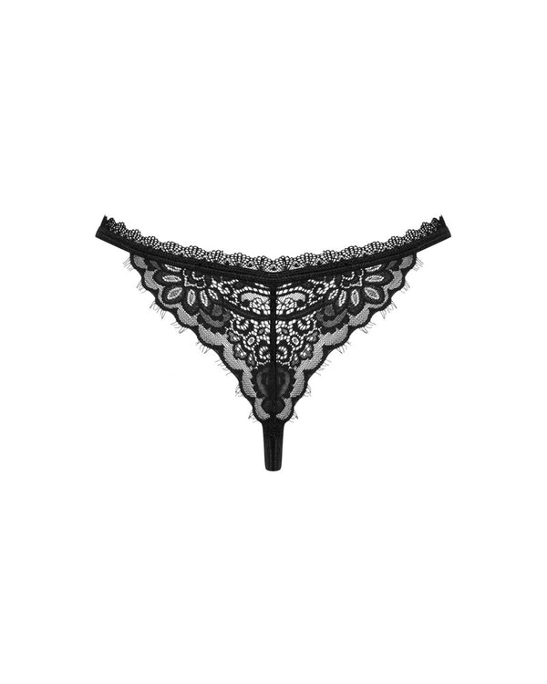 Obsessive Maderris thong - Zwart - Obsessive - SKU: 23225951141