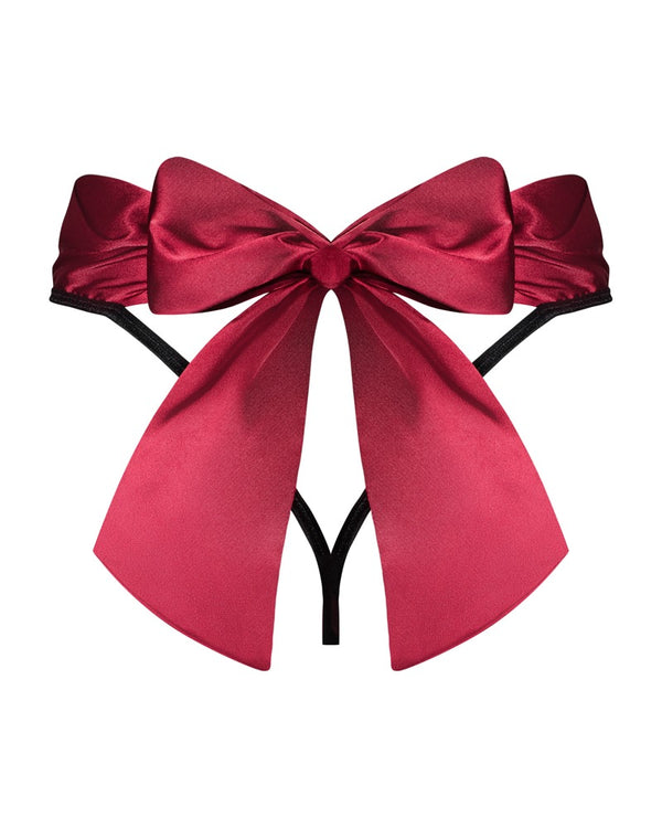 Obsessive Tienesy thong - Zwart - Obsessive - SKU: 23226841111