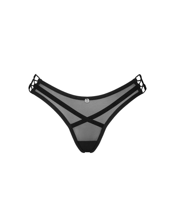 Obsessive Roxelia thong - Zwart - Obsessive - SKU: 23227221141
