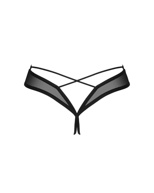 Obsessive Roxelia thong open-string - Zwart - Obsessive - SKU: 23227301141