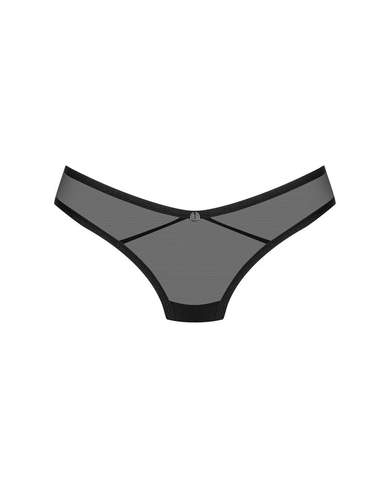 Obsessive transparant string Glandez - Zwart
