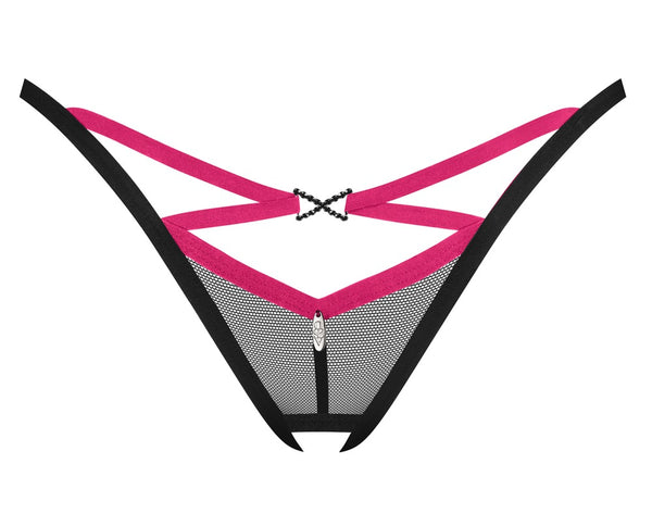 Obsessive Novenes thong - Zwart - Obsessive - SKU: 23228111141