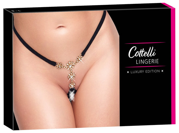 Cottelli LINGERIE Cottelli string - Zwart - Cottelli LINGERIE - SKU: 23229601101