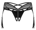 Obsessive Jarretel string - Zwart