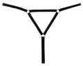 Cottelli LINGERIE string met strassdetails - Zwart