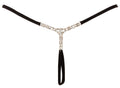 Cottelli LINGERIE string met strassdetail - Zwart