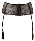 Cottelli LINGERIE Jarretel riem met 4 verstelbare jarretels - Zwart