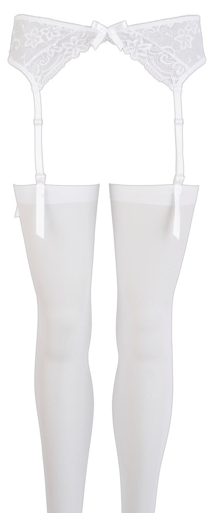 NO:XQSE kanten jarretel riem met stockings - Wit - NO:XQSE - SKU: 23400622111