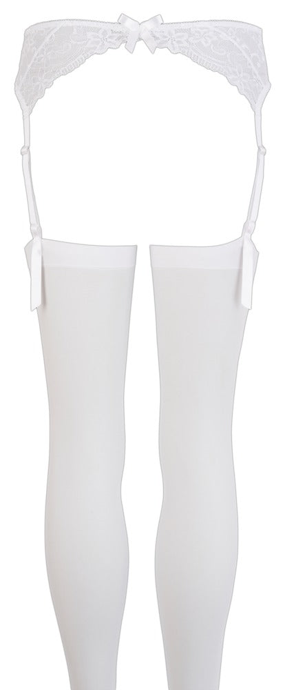 NO:XQSE kanten jarretel riem met stockings - Wit - NO:XQSE - SKU: 23400622111