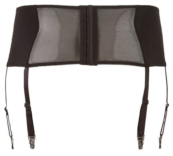 Cottelli CURVES Jarretel riem met kanten inzetstukken - Zwart - Cottelli CURVES - SKU: 23401941041