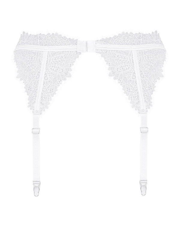 Obsessive Jarretelgordel met kant - Wit - Obsessive - SKU: 23403802111