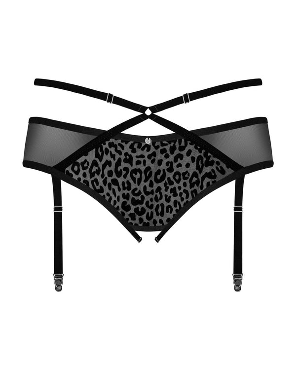 Obsessive Jagueria jarretelgordel - Zwart - Obsessive - SKU: 23404101971