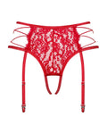 Obsessive Kruisloze jarretelgordel - Rood