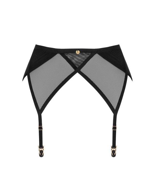 Obsessive Nesari jarretel riem - Zwart - Obsessive - SKU: 23405001141