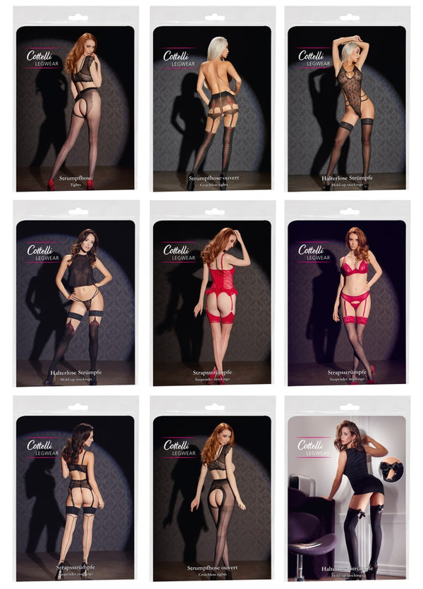 Cottelli Legwear - Zwart - Cottelli LEGWEAR - SKU: 24104439001