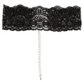 Cottelli ACCESSOIRES Choker met kettingen en verstelbaar - Zwart