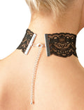 Cottelli ACCESSOIRES Choker met kettingen en verstelbaar - Zwart
