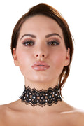 Cottelli ACCESSOIRES Choker met parels en stras - Zwart