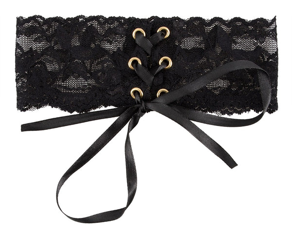 Cottelli ACCESSOIRES choker met kant - Zwart - Cottelli ACCESSOIRES - SKU: 24503641001