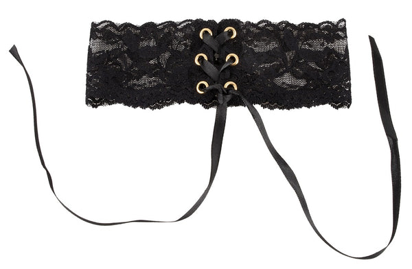 Cottelli ACCESSOIRES choker met kant - Zwart - Cottelli ACCESSOIRES - SKU: 24503641001