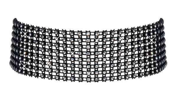 Cottelli ACCESSOIRES Cottelli Choker - Zwart - Cottelli ACCESSOIRES - SKU: 24504881001