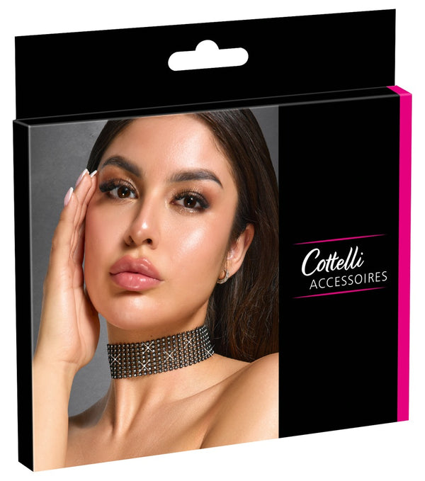 Cottelli ACCESSOIRES Cottelli Choker - Zwart - Cottelli ACCESSOIRES - SKU: 24504881001