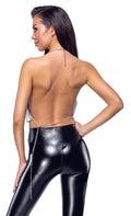 Cottelli ACCESSOIRES crop top Metalen bovenkant - Zilver