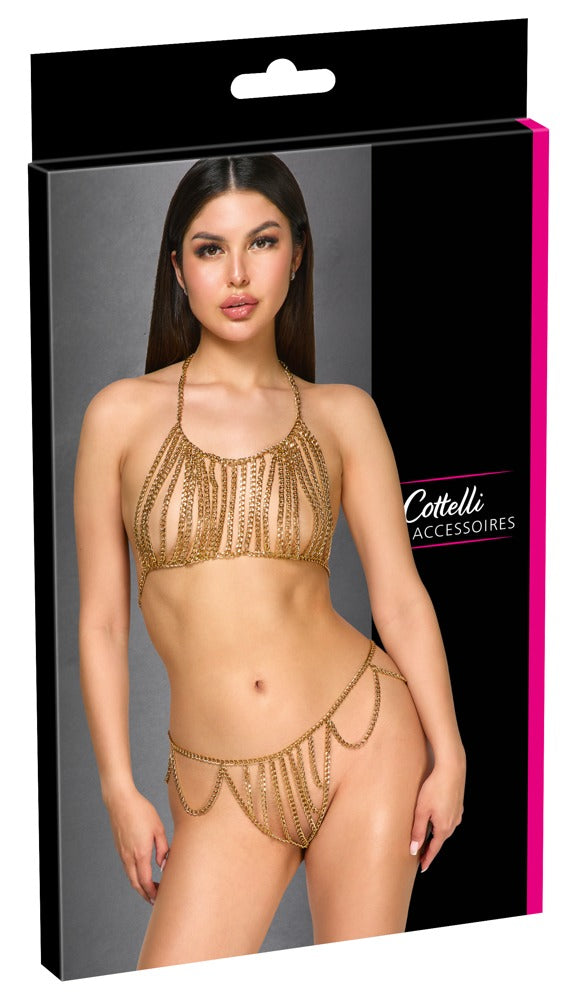 Cottelli ACCESSOIRES Cottelli Ketting set - Goud