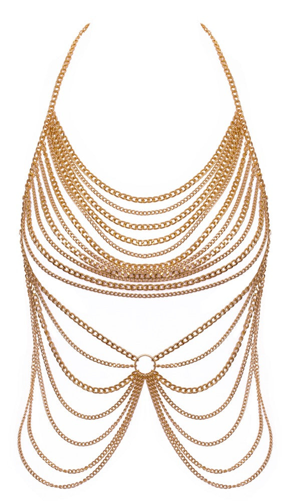 Cottelli ACCESSOIRES Body chain - Goud - Cottelli ACCESSOIRES - SKU: 24505506001