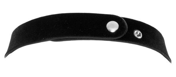 Choker met metalen hart - Zwart - Cottelli ACCESSOIRES - SKU: 24506231001