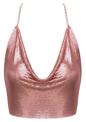 Cottelli ACCESSOIRES Crop top - Roze