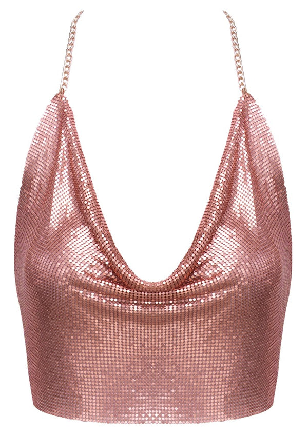 Cottelli ACCESSOIRES Crop top - Roze - Cottelli ACCESSOIRES - SKU: 24506316001