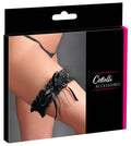 Cottelli ACCESSOIRES Kousenband met satijn strik - Zwart