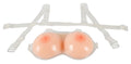 Cottelli ACCESSOIRES Silicone borsten met afneembare jarretels - Huidskleur