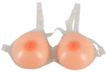 Cottelli ACCESSOIRES Silicone borsten met jarretels - Huidskleur