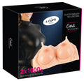 Cottelli ACCESSOIRES Bra met bevestigbare silicone borsten - Huidskleur
