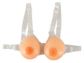 Cottelli ACCESSOIRES Strap-on borsten realistisch met tepels - Huidskleur