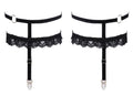 Cottelli ACCESSOIRES Cottelli Jarretel kousenbanden - Zwart