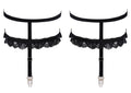 Cottelli ACCESSOIRES Cottelli Jarretel kousenbanden - Zwart