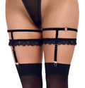 Cottelli ACCESSOIRES Cottelli Jarretel kousenbanden - Zwart