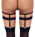 Cottelli ACCESSOIRES Cottelli Jarretel kousenbanden - Zwart