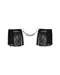 Obsessive extravagante handboeien Sherila - Zwart