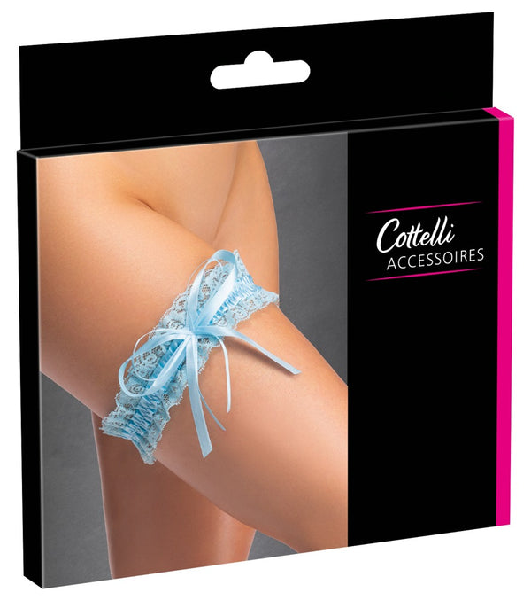 Cottelli ACCESSOIRES Kousenband - Blauw - Cottelli ACCESSOIRES - SKU: 24613741101