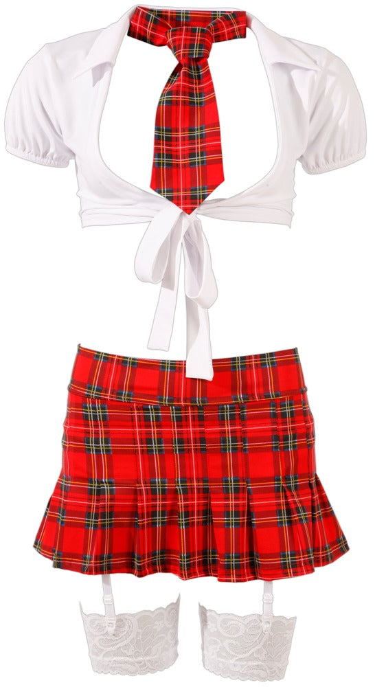 Cottelli COSTUMES Schooluniform kostuum - Rood - Cottelli COSTUMES - SKU: 24703653021