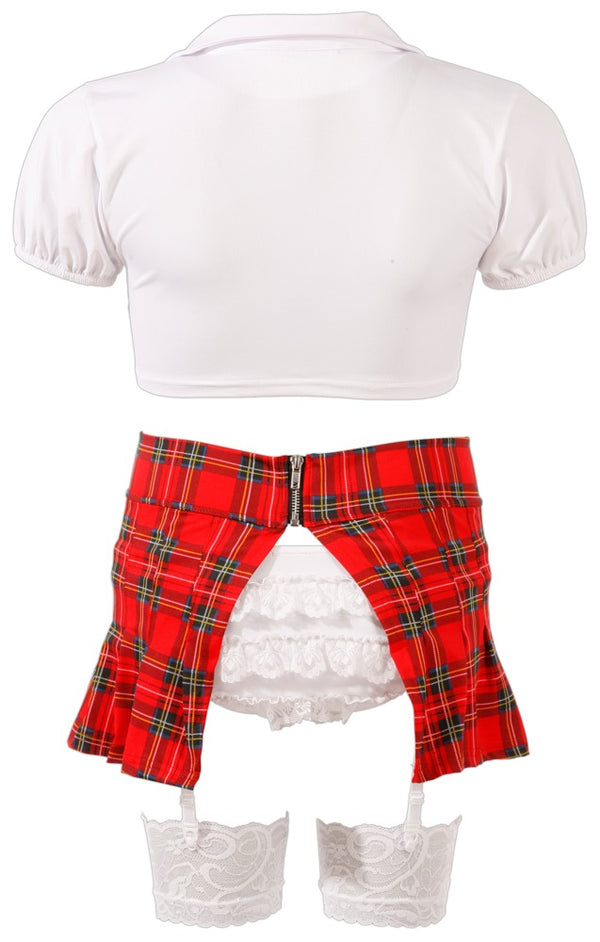 Cottelli COSTUMES Schooluniform kostuum - Rood - Cottelli COSTUMES - SKU: 24703653021