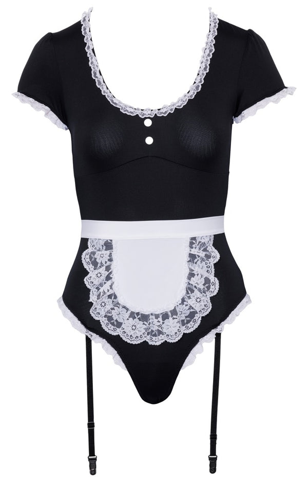 Cottelli COSTUMES serveerster kostuum - Zwart - Cottelli COSTUMES - SKU: 24709851021