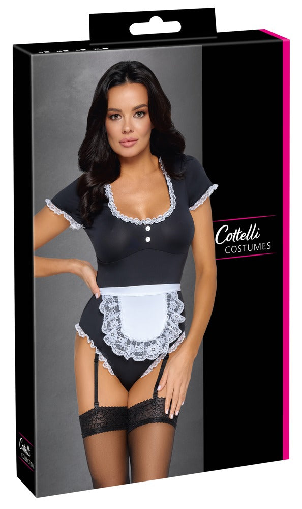 Cottelli COSTUMES serveerster kostuum - Zwart - Cottelli COSTUMES - SKU: 24709851021