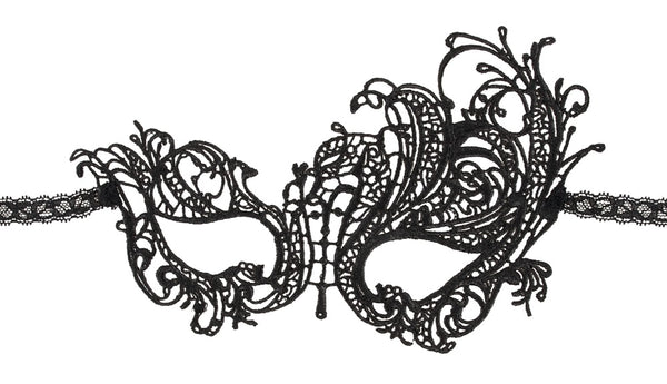 Cottelli ACCESSOIRES Masker - Zwart - Cottelli ACCESSOIRES - SKU: 24803011001