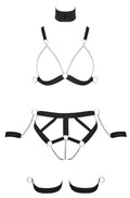 Bad Kitty Harnas set - Zwart