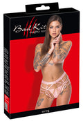 Bad Kitty Harnas string - Roze